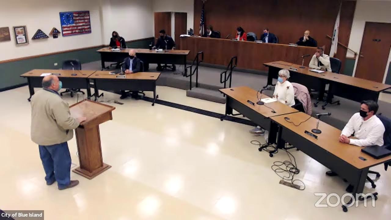 City of Blue Island's City Council Meeting 10/26/2021 YouTube