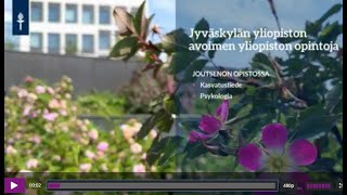 Avoimet Yliopisto-Opinnot Kasvatustieteen Ja Psykologian Alalla Joutsenon Opistossa