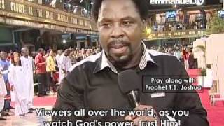 People get healed watching this - tb joshua