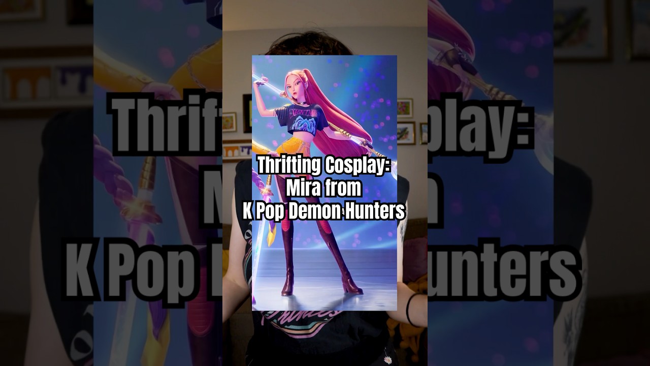 👀 another THRIFTED cosplay? 👀 #kpopdemonhunters #thriftflip #thrifthaul