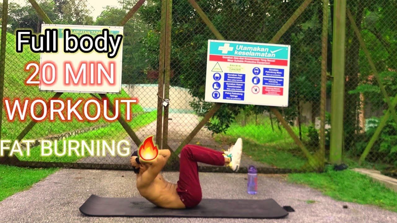 20 MIN FULL BODY WORKOUT AT HOME (Beginner & No equipment) Fat Burning ...