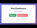 Past Continuous Short Answers: Yes/No Questions | English Grammar for Beginners