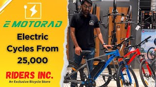 EMotorad - X series - Budget friendly electric cycles from emotorad - X1 and X2