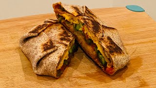 Crunch Wrap Recipe | Vegetarian Crunchwrap Recipe
