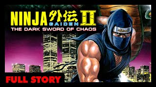Ninja Gaiden II (1990) (Full Story) - All Cutscenes, Profiles & Ending