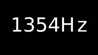 Speaker Sound Test 1354Hz