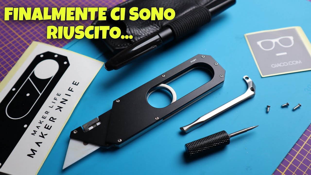 Ho comprato il Maker Knife di Giaco Whatever - Placedatoms UNBOXING ITA