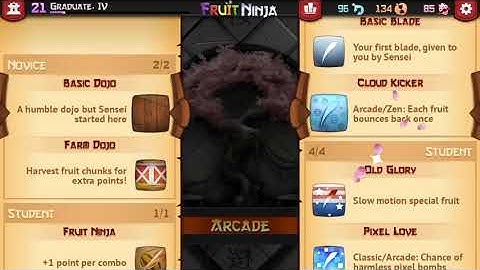 The Basic Set - Fruit Ninja Classic - Arcade Mode