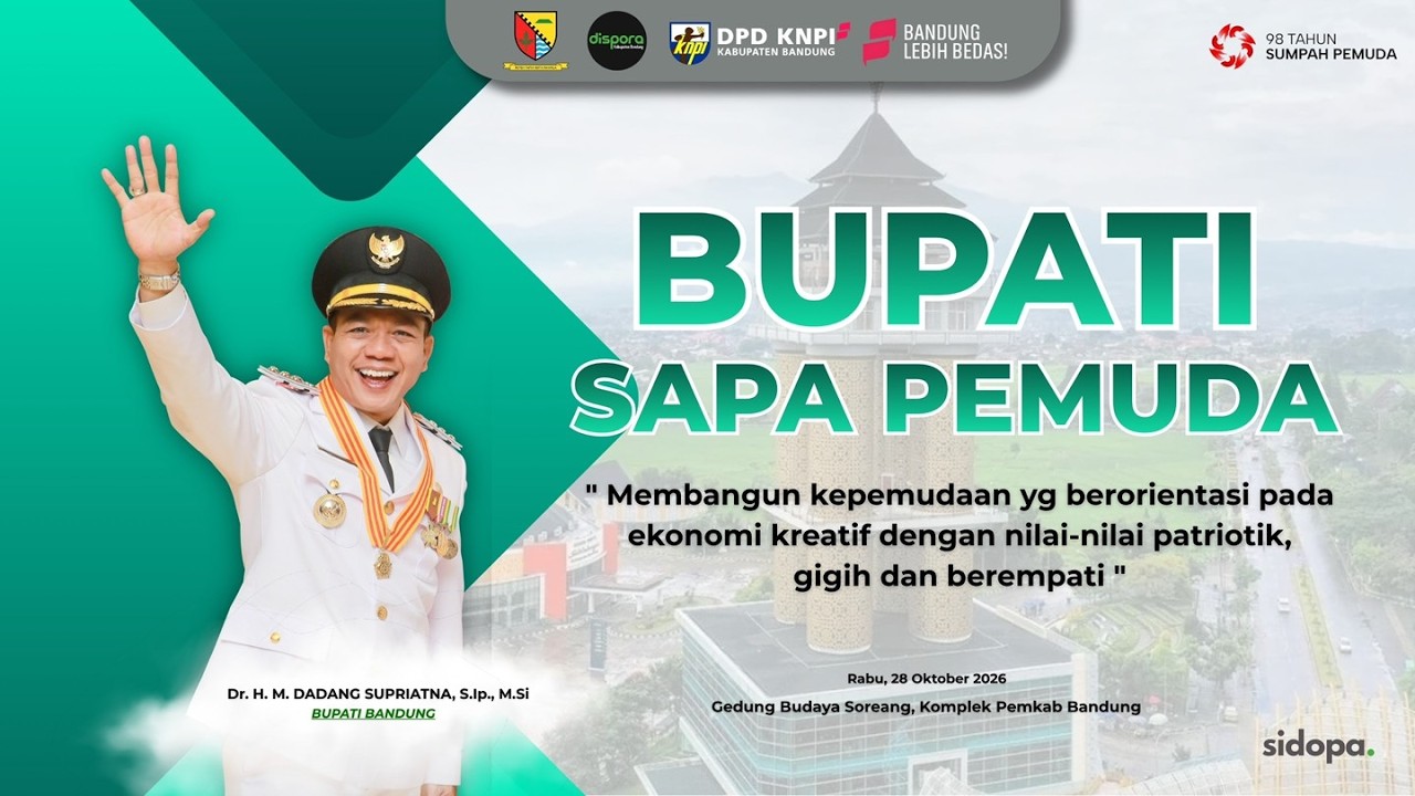 BUPATI SAPA PEMUDA