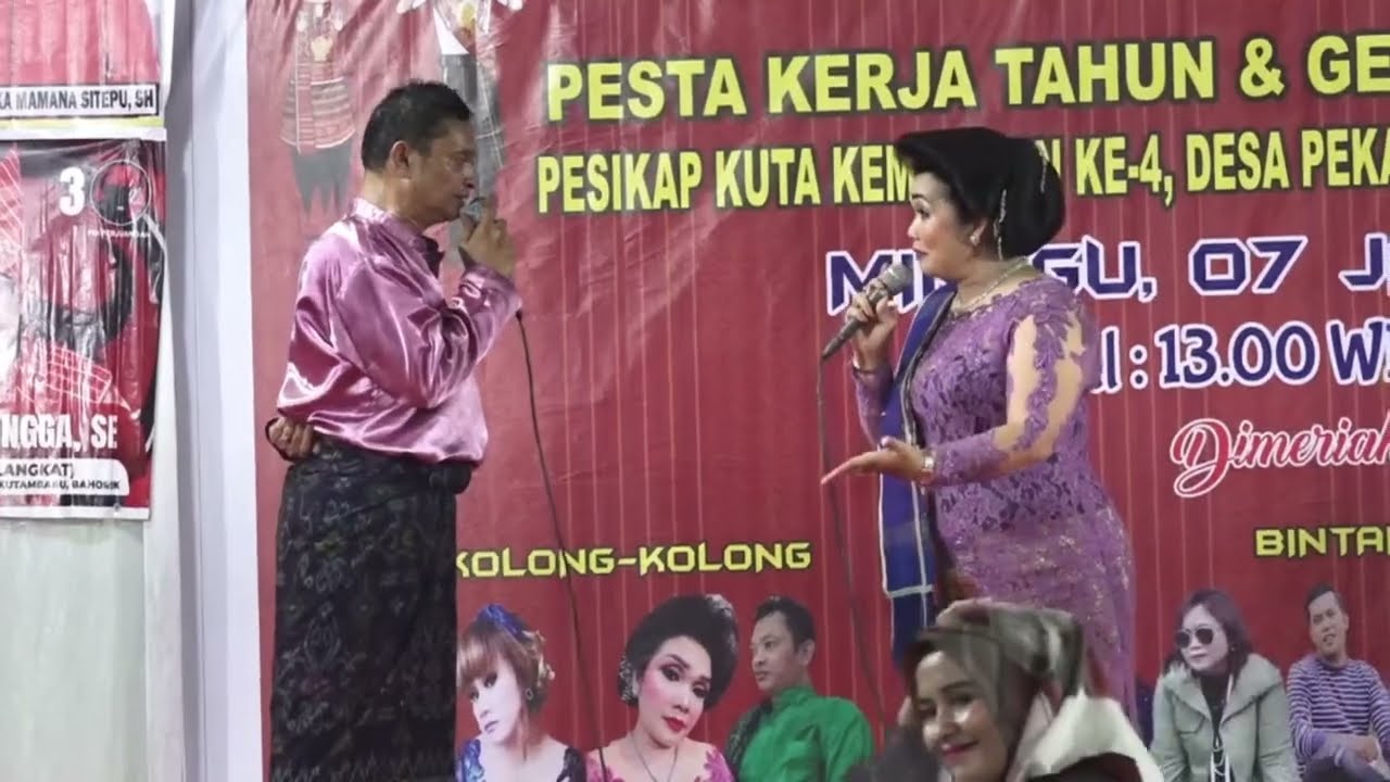 ADU PERKOLONG KOLONG KERJA TAHUN TIGA SABAH 2024 || BEJENG GINTING & SRI DEWI BR TARIGAN