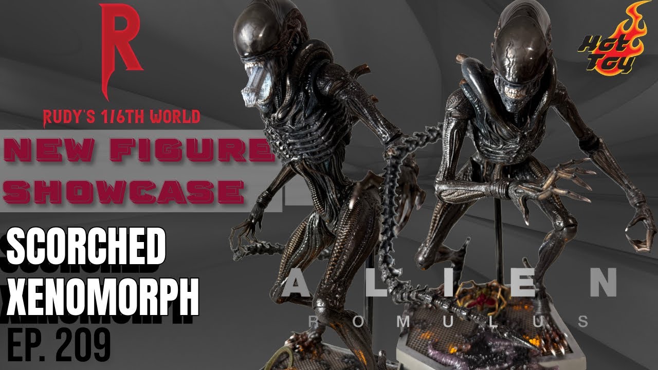 HOT TOYS: SCORCHED XENOMORPH (ALIEN: ROMULUS): NEW FIGURE SHOWCASE