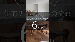 リフォームってこう進みます！｜ご相談からお引渡しまでの流れ6step　#shorts #リフォーム #リノベーション #横須賀 #マイホーム