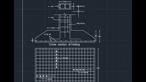 slope footing/detail diagram /autocad/column with footing connection