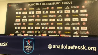 Anadolu Efes - Real Madrid Basın Toplantısı