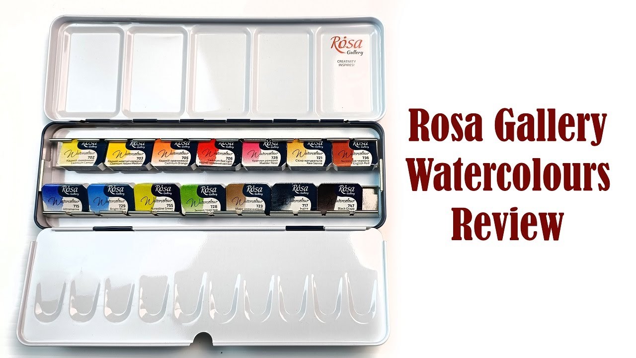 Rosa Gallery Watercolours Review! Did I Pick A Useful Palette