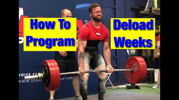 How To Program A Deload Week