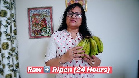 DIY | Ripen raw bananas in 24 hours!