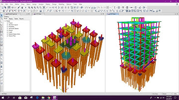 DESIGN OF PILE CAP WITH PILE IN ETABS