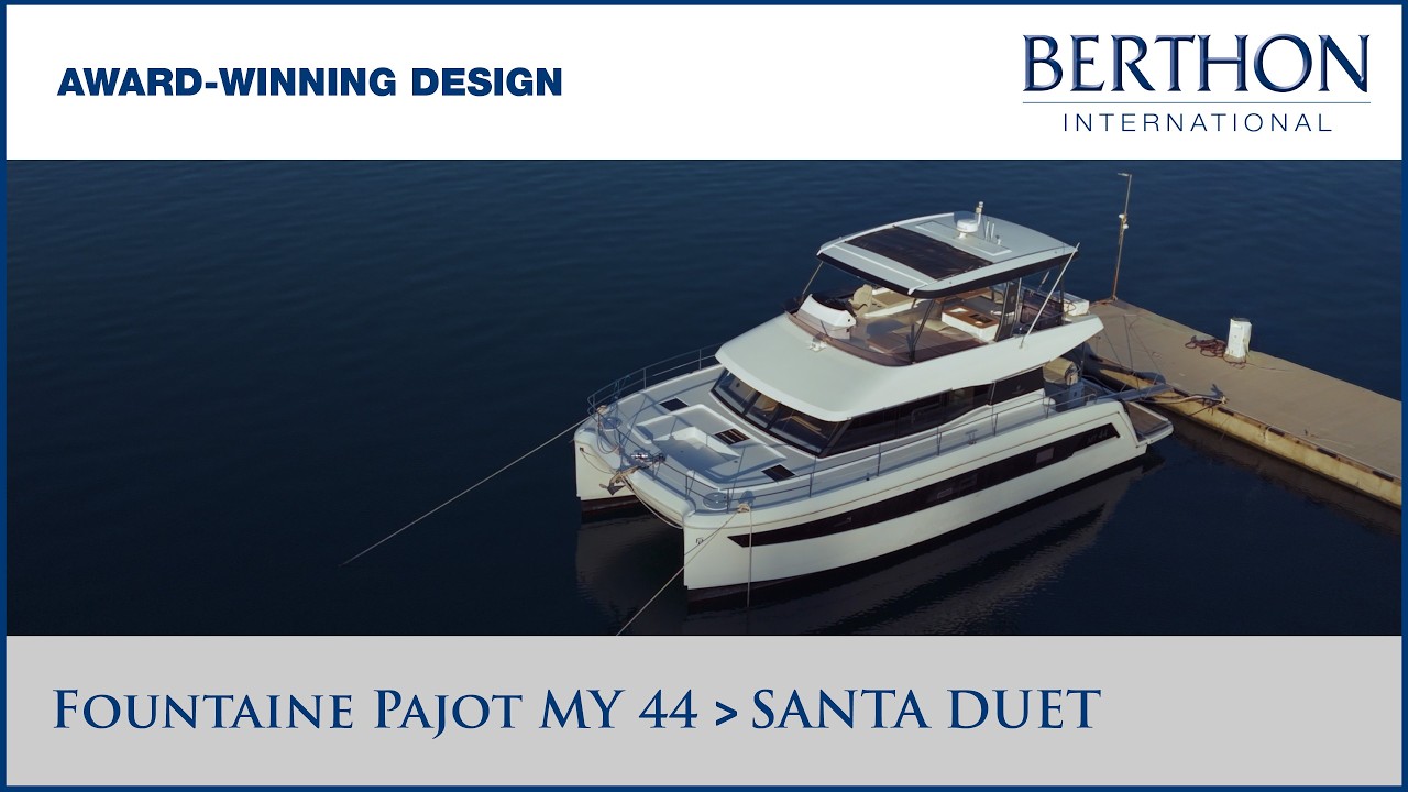 ⁣Fountaine Pajot MY 44 “SANTA DUET” Yacht for Sale | Award-Winning Design | Tour with Robert Steadman