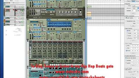 Tutorial on Reason 4 basic Hip Hop Beat making - part 3 (4 parts)- AStackS