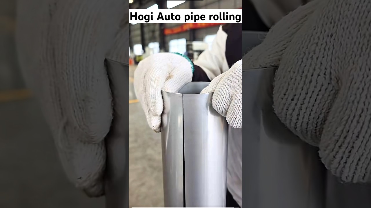 Hogi small diameter stainless steel galvanized ducts Automatic rolling machine line 