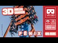 Fenix VR Roller Coaster VR 180 3D | VR onride POV Toverland achtbaan Oculus VR360 back seat
