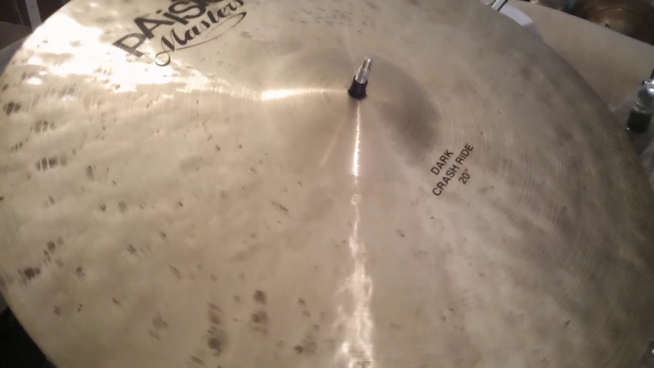 Paiste Masters Dark crash ride 20 YouTube