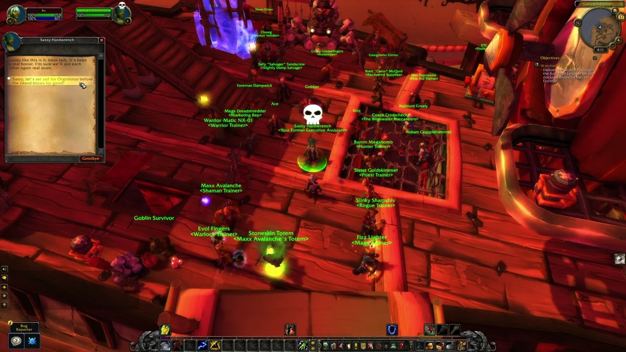 Deliver the Sealed Package to the Kor'kron Loyalist on the docks at Bladefist Bay, WoW Classic Cata