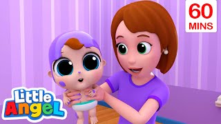 New Baby In The Family | Little Angel | Kids Songs | Moonbug Kids