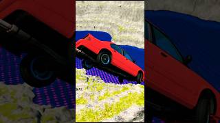Cars vs Giant Lava Pit - BeamNG.drive #beamng #shorts #beamngdrive #automobile #usa #viral #brasil