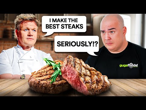 Guga Savagely Critiques Gordon Ramsay's Steaks!