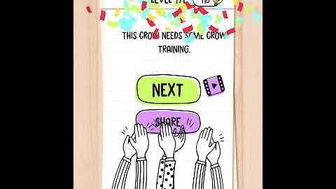 Brain Test Level 171 Poor Crow Is Unable To Eat The Walnut.