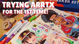 Paint with me! | Arrtx Acrylic Markers (60A) 🎨🎨