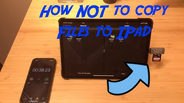 The best way to copy files to iPad from external source / drive