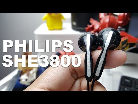 PHILIPS SHE3800 review & unboxing - indonesia