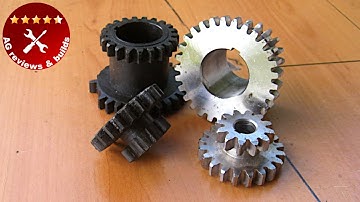 Mini Lathe Repair - Restoration - part 2 - Metal H/L Gears