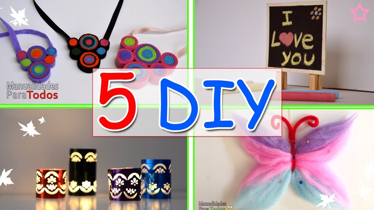 5 Minute Crafts - 5 Quick And Easy Diy Ideas! Ana | Diy Crafts - Youtube