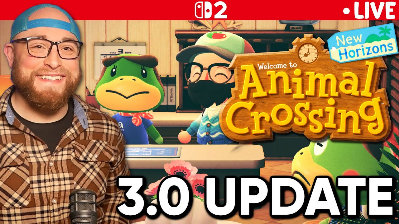 Animal Crossing 3.0 Update LIVE! Animal Crossing New Horizons Hotel Update