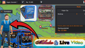 How to add TATA BS-6 MAHADEV Bus Mod in Bus live  Simulator Indonesia | Released 🔥 | Bussid 4.3.4