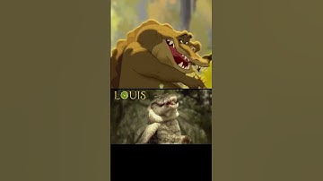 Louis the Alligator 2D VS 3D