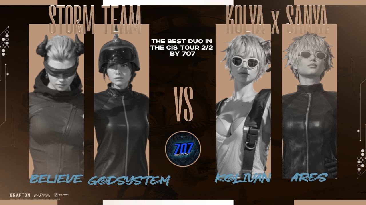 DUO 𝐓𝐎𝐔𝐑 𝐛𝐲 𝟕𝟎𝟕🤐 FINAL 🇷🇺 BELIEVE x GODSYSTEM 🇪🇺   VS 🇺🇦 KOLIVIAN x ARES 🇺🇦