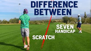 DIFFERENCE between Scratch and 7 Handicap