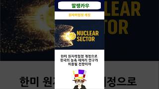 한미 원자력협정 개정(우라늄 농축,사용후핵연료 재처리 권한) #두산에너빌리티 #한텍 #세아베스틸지주