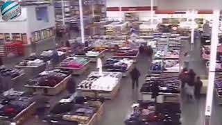 Surveillance footage shows moment off duty officer tracks gunman | Breaking News!