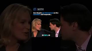 Ben Shapiro gets threatened on live television #debate #politics #shorts