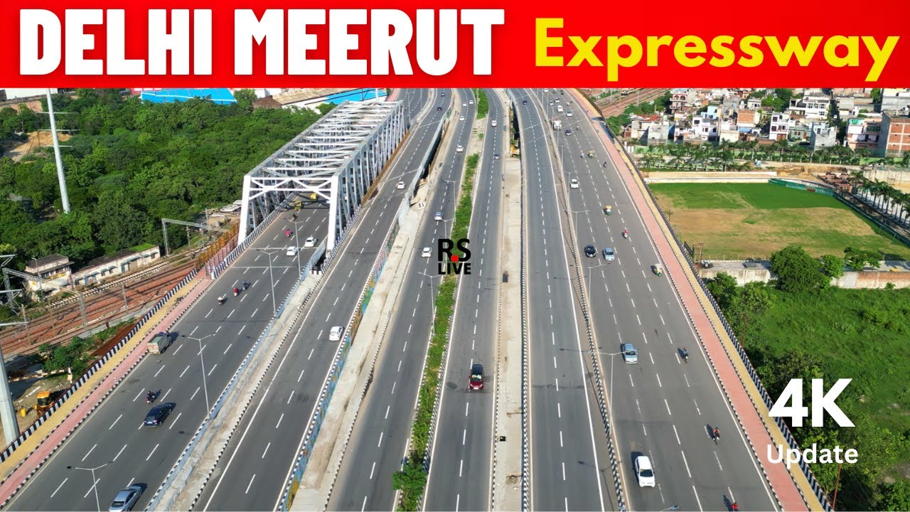 Delhi Meerut expressway update | #rslive | #4k - YouTube