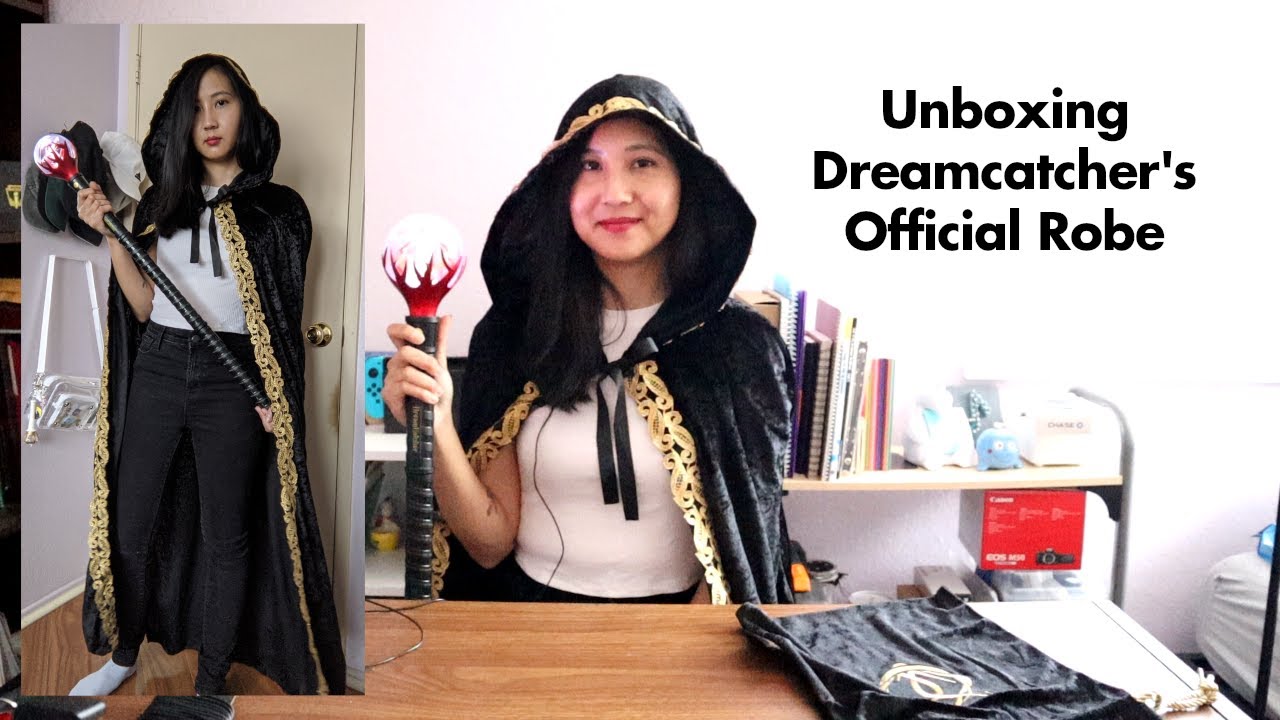 Unboxing Dreamcatcher's Official Robe (+Ball Cap) - YouTube