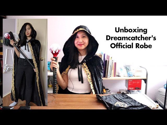 Unboxing Dreamcatcher's Official Robe (+Ball Cap) - YouTube