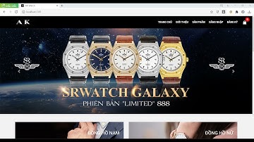Demo code MVC ASP.NET web bán đồng hồ