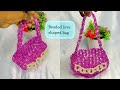 How to make AFRICAN Handmade MINI Beaded BAG//Love Shape beaded Bag//DIY TUTORIALS